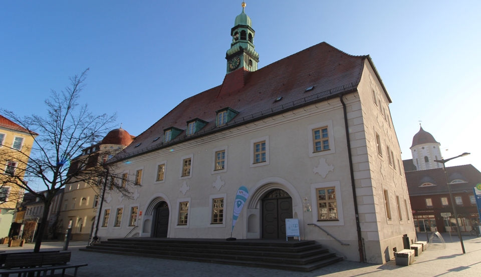Rathaus Finsterwalde, Winter, 2024