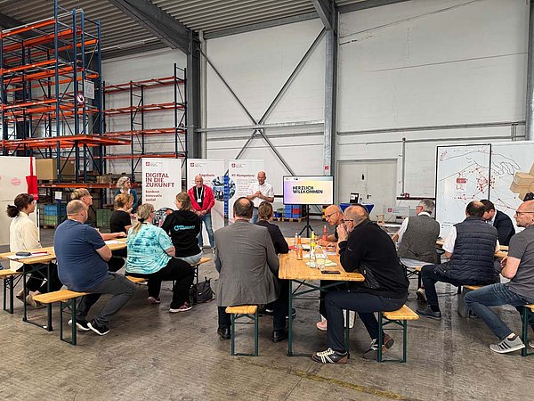 Begrüßung durch Kartsen Eul-Prütz, Bürgermeister der Stadt Herzberg, Foto: Sabrina Quaal