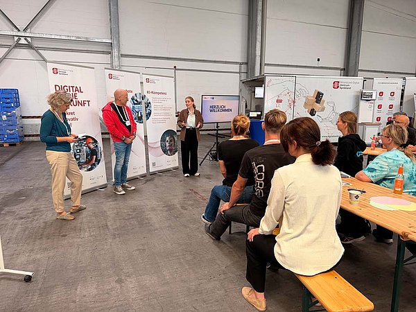 Begrüßung durch Sandra Bierhals, Konsortialleiterin MDZ Spreeland, BTU Cottbus-Senftenberg