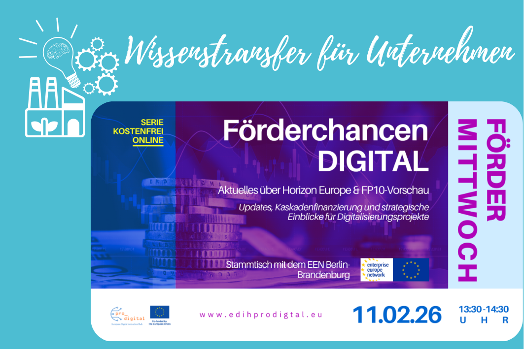 Fördermittwoch von EDIH pro_digital