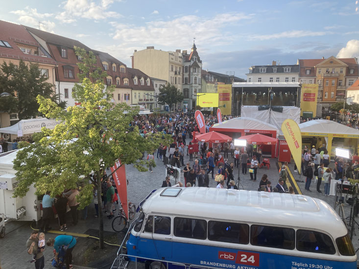 Brandenburg-Tag, Finsterwalde, Marktplatz